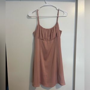 LULUS Size S light pink/muted coral mini dress!
